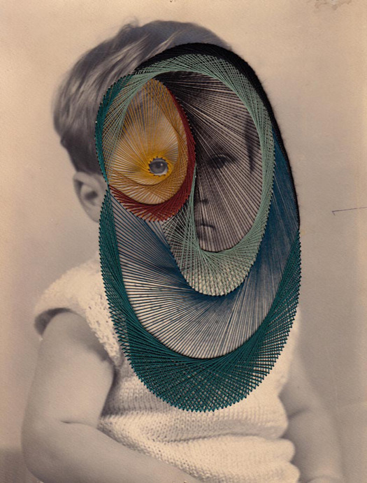 embroidered photographs