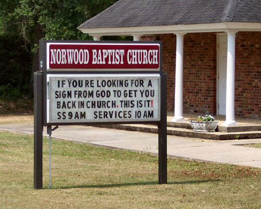Signs of Religion in the American South: Slideshow: Slide 1